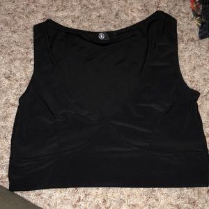 Cute black crop top